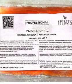 Passion Spiritz - Spirito Cocktails