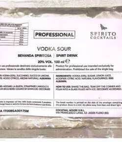 Vodka Sour - Spirito Cocktails